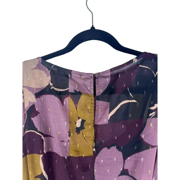 Olivaceous Fit & Flare Floral Ruffle Dress Size Medium - Picture 5 of 5